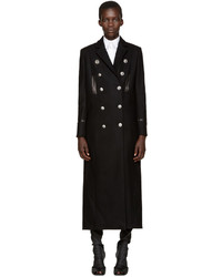 Женское черное пальто от Versus