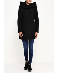 Женское черное пальто от Vila