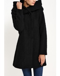 Женское черное пальто от Vila