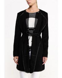 Женское черное пальто от Vila