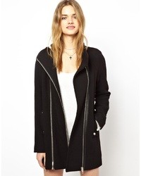 Женское черное пальто от Vila