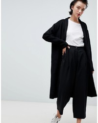 Женское черное пальто от Weekday