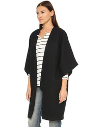 Женское черное пальто от OAK