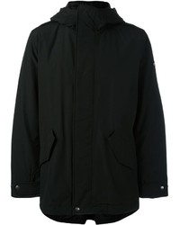 Мужское черное пальто от Woolrich