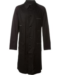 Мужское черное пальто от Y-3
