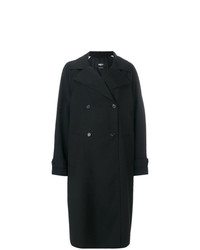 Женское черное пальто от Yang Li