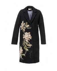 Женское черное пальто от Yukostyle