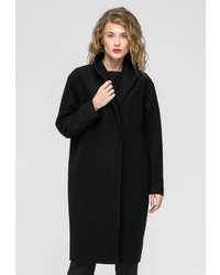 Женское черное пальто от Yulia'Sway