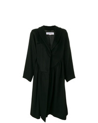 Женское черное пальто от Yves Saint Laurent Vintage