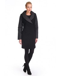 Женское черное пальто от Спартак