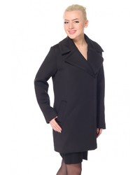 Женское черное пальто от Спартак