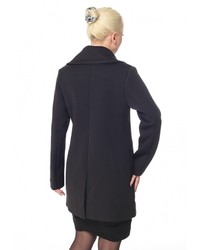 Женское черное пальто от Спартак