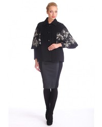 Женское черное пальто от Спартак