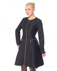 Женское черное пальто от Спартак