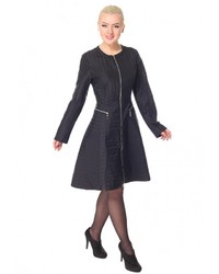 Женское черное пальто от Спартак