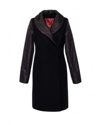 Женское черное пальто от Спартак