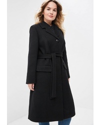 Женское черное пальто от Спартак