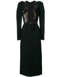 Черное платье из бисера от Elie Saab