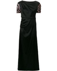 Черное платье из бисера от Giorgio Armani
