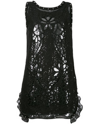 Черное платье из бисера от No.21