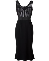 Черное платье из фатина от Dolce & Gabbana