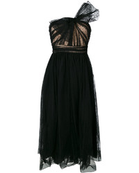 Черное платье из фатина от RED Valentino