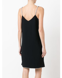 Черное платье-комбинация от Gianluca Capannolo