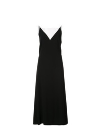 Черное платье-комбинация от Dion Lee