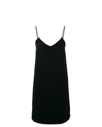Черное платье-комбинация от Gianluca Capannolo