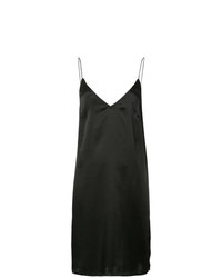 Черное платье-комбинация от Matin