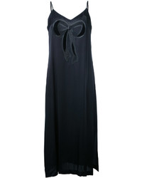Черное платье-комбинация от Muveil
