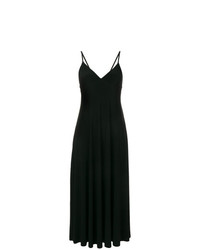 Черное платье-комбинация от Norma Kamali