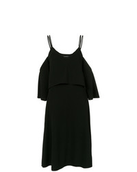 Черное платье-комбинация от Olympiah