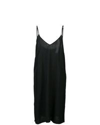 Черное платье-комбинация от Raquel Allegra