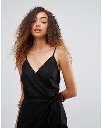 Черное платье-комбинация от Asos