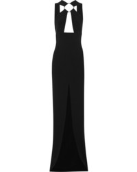 Черное платье-макси с вырезом от SOLACE London