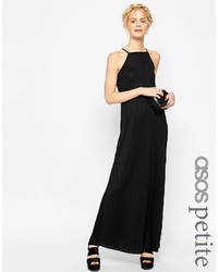 Черное платье-макси со складками от Asos
