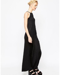 Черное платье-макси со складками от Asos