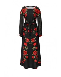 Черное платье-макси от Adzhedo