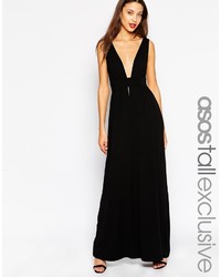 Черное платье-макси от Asos