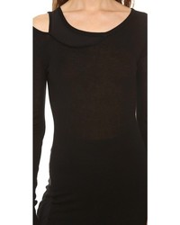 Черное платье-макси от Haute Hippie