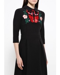 Черное платье-макси от Bezko