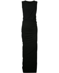 Черное платье-макси от Comme des Garcons