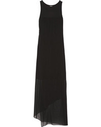 Черное платье-макси от DKNY