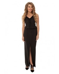 Черное платье-макси от Gloss