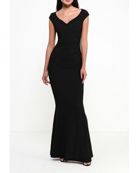 Черное платье-макси от Goddiva