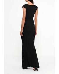 Черное платье-макси от Goddiva