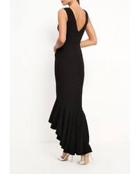 Черное платье-макси от Goddiva