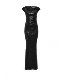 Черное платье-макси от Goddiva