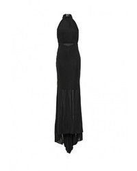 Черное платье-макси от Goddiva